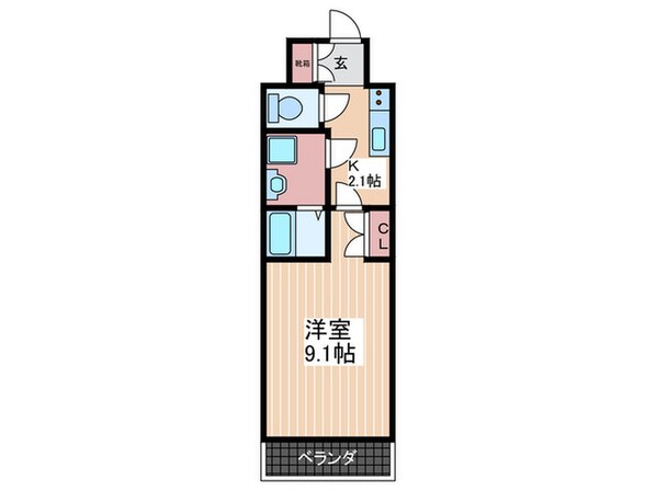 ライトヒルズ駅北の物件間取画像